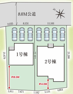 伊勢崎市境女塚新築住宅≪全2棟≫