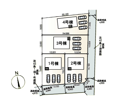 伊勢崎市平井町新築住宅≪全4棟≫