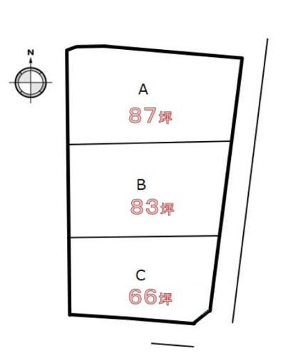 伊勢崎市茂呂町分譲地≪全3区画≫_画像1
