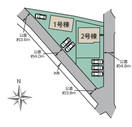 伊勢崎市下道寺町新築住宅≪全2棟≫